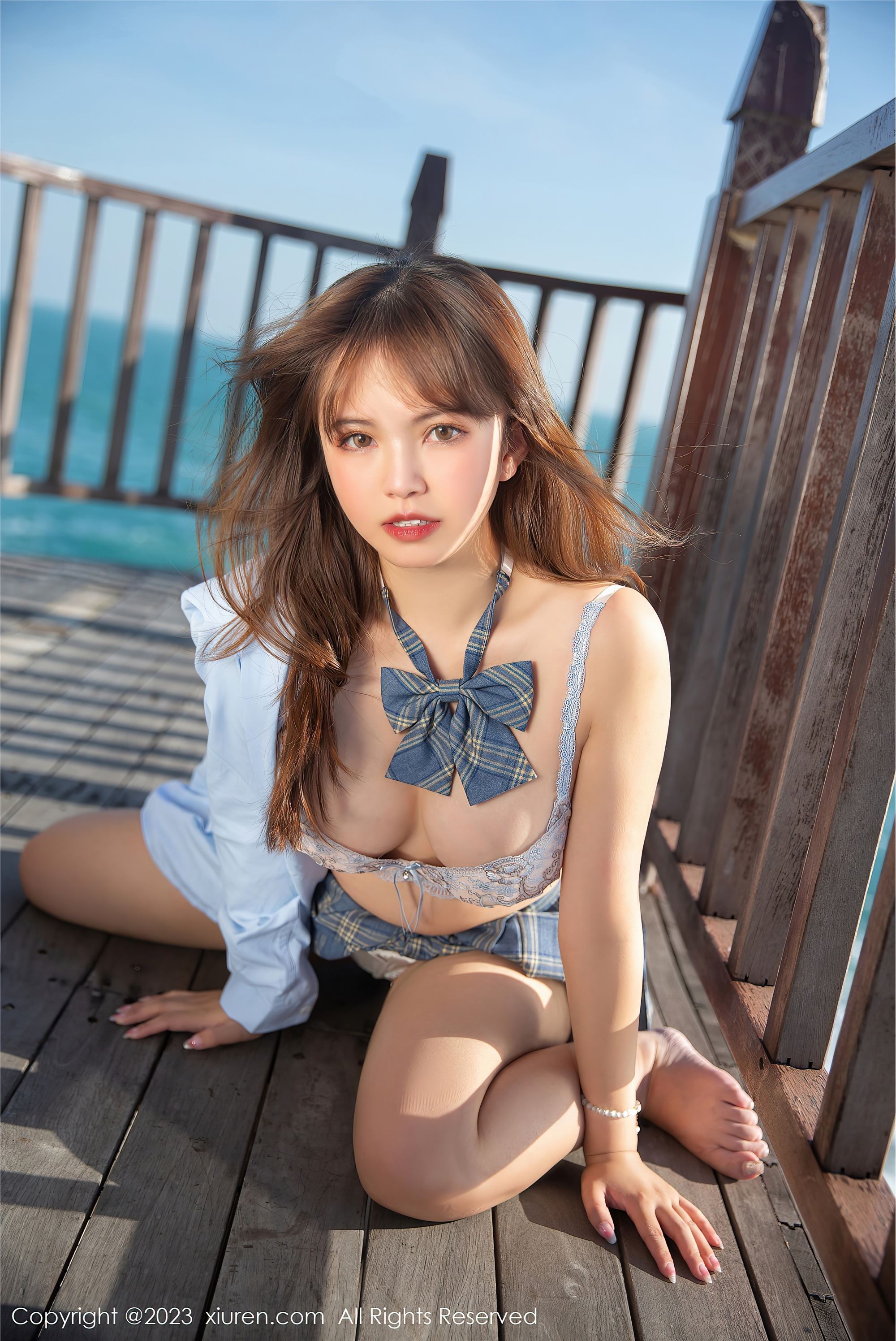 XiuRen秀人网  2023.03.16 NO.6423 张思允Nice 三亚旅拍